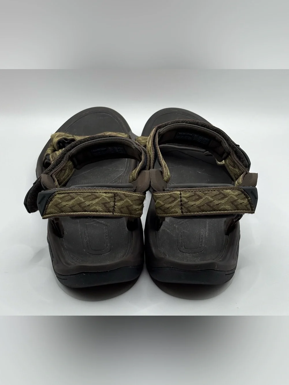 Teva Terra Fi Lite Men’s Sport Sandals Olive Hiking Trail Outdoor Adjustable